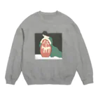 古書　天牛書店の雑草 ＜竹久夢二＞ Crew Neck Sweatshirt