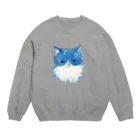 mitoakaのニヤリと笑うねこ Crew Neck Sweatshirt