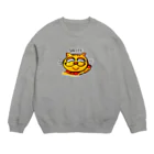 ハレルヤのすまいるトラ猫 Crew Neck Sweatshirt