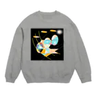 inko andの宇宙旅行 Crew Neck Sweatshirt