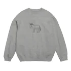 SHOP IEIRU KOUTAROUのfusibleコラボ（アスパラガスロバ） Crew Neck Sweatshirt