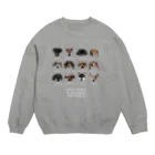 ShadelipのONLY DOGS CAN SAVE THE WORLD. - White Ver. - Crew Neck Sweatshirt
