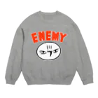 カメントツの銭ゲバショップのカメントツエネミーWhite Crew Neck Sweatshirt