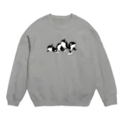 みつばちデザインのシャチ sisters Crew Neck Sweatshirt