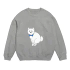 ずんだSUZURI店の柴犬おじさん Crew Neck Sweatshirt