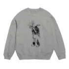 古書　天牛書店のグランヴィル「ウサギ」＜アンティーク・プリント＞ Crew Neck Sweatshirt