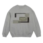 アリーヴェデルチャンネルSHOPのCYBER WINDOW KHK Crew Neck Sweatshirt