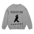 iwaokのMISFORTUNE-BK Crew Neck Sweatshirt