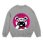 supportMAXのpupport(く)MAX-pink Crew Neck Sweatshirt