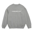 LONESOME TYPE ススのLONESOME TYPE （WHITE） Crew Neck Sweatshirt