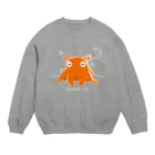 イラスト MONYAAT のメンダコUFO Crew Neck Sweatshirt