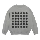 metao dzn【メタヲデザイン】の法輪36　クロ Crew Neck Sweatshirt