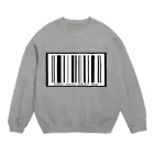 ケンちゃんラーメンのバーコード Crew Neck Sweatshirt