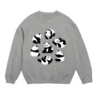 chippokeのころころパンダ Crew Neck Sweatshirt