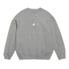 Ohashi Ryokoのかもめ(Black) Crew Neck Sweatshirt