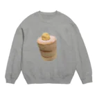 堕天使ストアのふわふわパンケーキ Crew Neck Sweatshirt