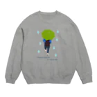 キッズモード某の平凡な雨の日　（グリーンVr） Crew Neck Sweatshirt