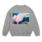 honami kawaiの筆跡、光 Crew Neck Sweatshirt