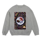 honami kawaiの円のコンポジション Crew Neck Sweatshirt