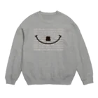 キッズモード某のちょびヒゲSMILE Crew Neck Sweatshirt