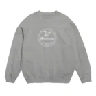 Eim&BeのTime of harmony (ホワイトロゴ) Crew Neck Sweatshirt