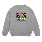 ブタのあすブーちゃんのブタのあすブーちゃん Crew Neck Sweatshirt