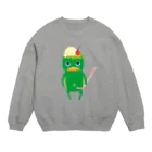 おばけ商店のおばけスウェット＜クリームソーダになりたい河童＞ Crew Neck Sweatshirt