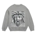 PALA's SHOP　cool、シュール、古風、和風、のface　mask　マスク１ Crew Neck Sweatshirt