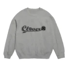 CloverのClover 黒 Crew Neck Sweatshirt