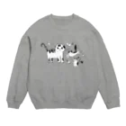 ハコネコ堂。の見た目より忙しいんですよ？ Crew Neck Sweatshirt