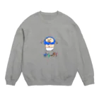 らくがきズムのいもうとが描いたおいっこ（カラーバージョン） Crew Neck Sweatshirt