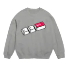 9bdesignのS+U+Shift↑ スシへのショートカットキー Crew Neck Sweatshirt