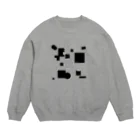 zukeimaru-のMusic white and black Crew Neck Sweatshirt