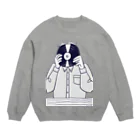 柳沢ユーヲのレコードボーイ Crew Neck Sweatshirt