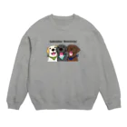 Dog Drawer Drawn by Dogのラブラドールレトリーバー Crew Neck Sweatshirt