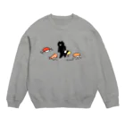 SUIMINグッズのお店の歩きだした寿司 Crew Neck Sweatshirt