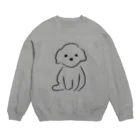 TOTO1010のおすわりトト Crew Neck Sweatshirt