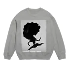 西川潤子(旧姓庄司潤子)のよこたわる人 Crew Neck Sweatshirt