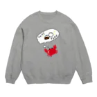 GINRI'S SHOPのスベスベマンジュウガニちゃん Crew Neck Sweatshirt