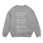 @lunar0の多角形 Crew Neck Sweatshirt