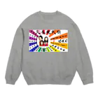 イケイケファミリーの祈武運長久　マルチカラー Crew Neck Sweatshirt