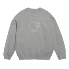 ぽるかの３歳画伯の「サメさん」 Crew Neck Sweatshirt