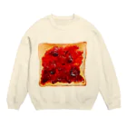 胃袋のジャムトースト Crew Neck Sweatshirt