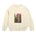 asami　otomoの薔薇とラーメン（お昼間） Crew Neck Sweatshirt