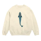 shechewsのコバンザメremora。 Crew Neck Sweatshirt