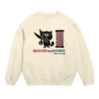 lollipop cowboyのビーバーのバーバー Crew Neck Sweatshirt