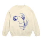 オガサワラミチのパイプ管基地 Crew Neck Sweatshirt