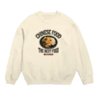 メシテロタイプ（飯テロTシャツブランド）のフカヒレご飯（ビンテージ風） Crew Neck Sweatshirt