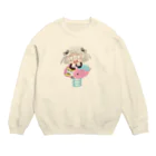 おうちいる屋さんのあせる いる Crew Neck Sweatshirt