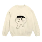 h45m69のちゅーるが大好き Crew Neck Sweatshirt